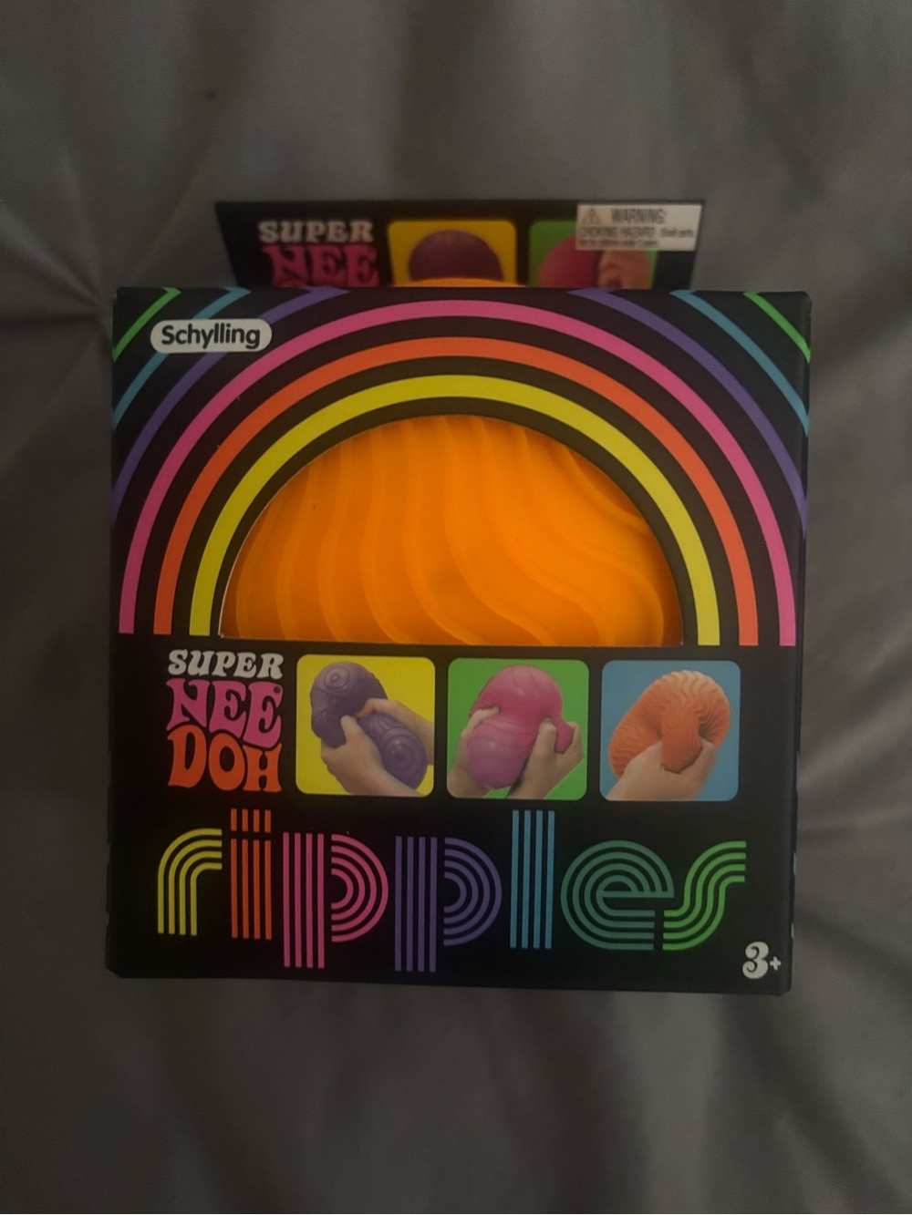 Super Nee Doh Ripples Kids Toy - Orange
